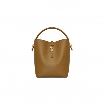 YSL LE 37 SMALL IN SHINY LEATHER 749036110215 (17*20*13cm)